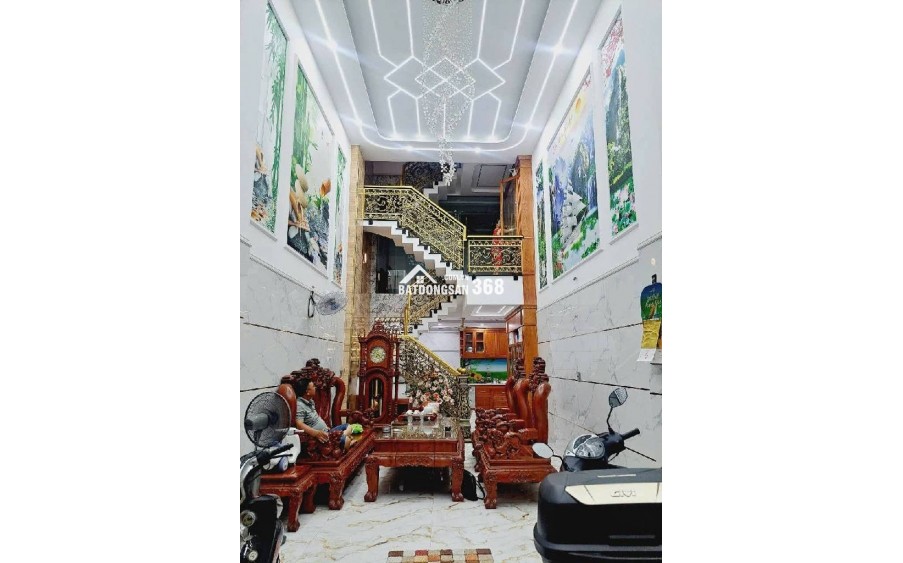 NHÀ CHÍNH CHỦ KHU VIP BÌNH TÂN – ĐẤT MỚI – 4 TẦNG – 4x16M NỞ HẬU – FULL NỘI THẤT – HẺM XE HƠI