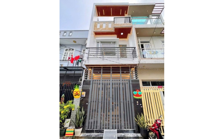 LIÊN KHU 1-6  - BÌNH TRỊ ĐÔNG - BÌNH TÂN - 56M2 (4x14) NHÀ 3 TẦNG KIÊN CỐ - HẺM ÔTÔ 7M VIVU - KHU VIP AN NINH - MUA BÁN SẦM UẤT - SỔ VUÔNG VỨC