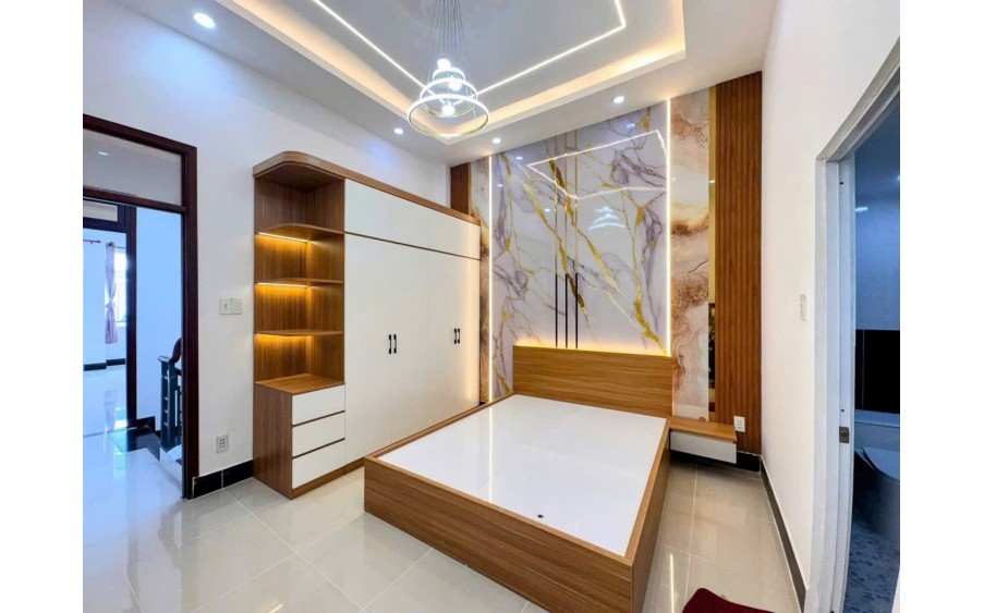 LIÊN KHU 1-6  - BÌNH TRỊ ĐÔNG - BÌNH TÂN - 56M2 (4x14) NHÀ 3 TẦNG KIÊN CỐ - HẺM ÔTÔ 7M VIVU - KHU VIP AN NINH - MUA BÁN SẦM UẤT - SỔ VUÔNG VỨC
