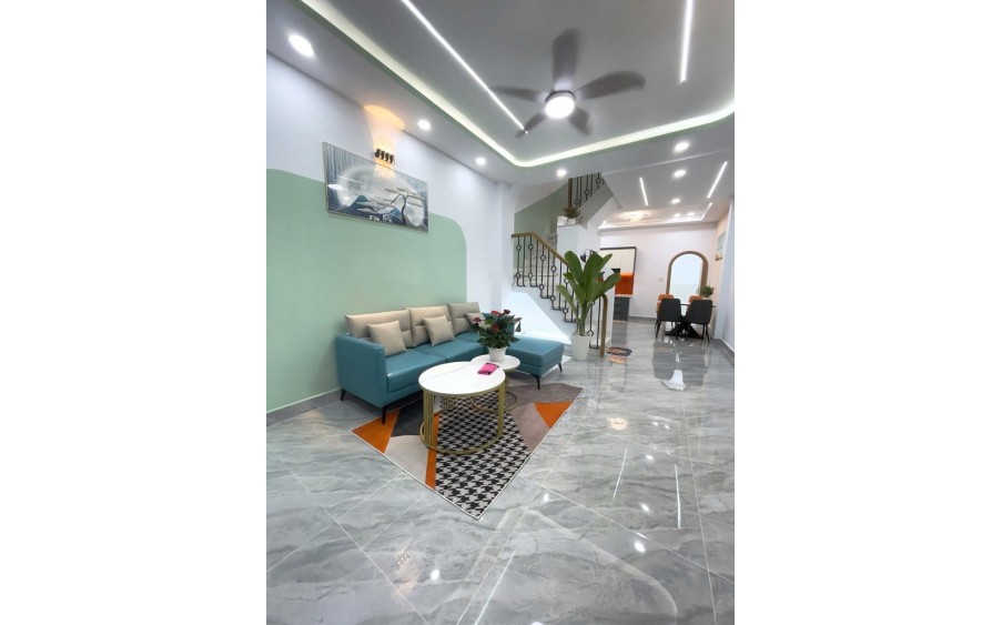 Gò Dầu, Tân Phú, Gần Aeon Mall, 2 Tầng BTCT, Hẻm 4m, 56m2 (4x14) Sát Mặt Tiền, SHR Đẹp Vuông Vức Hoàn Công Đủ, Nhỉnh 5 Tỷ Còn TL