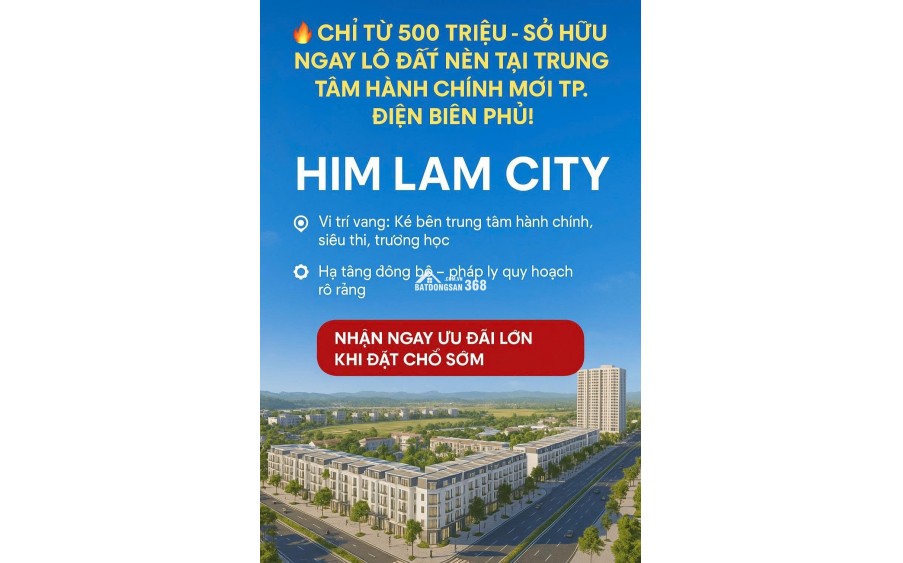 Khu đô thị him lan bán đất nền dư án