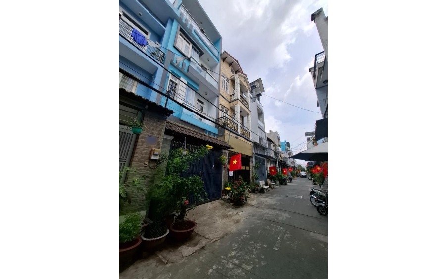 Bình Tân, Lê Văn Quới Ngay Chợ KD Mua Bán Sầm Uất, DT 56m2 (4x14m) 4 Tầng, Hẻm Xe Ôtô, Nhỉnh 6 Tỷ Còn TL