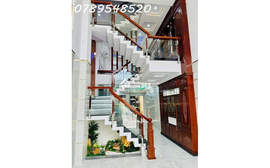 BÁN NHÀ 4 TẦNG MỚI – HẺM XE HƠI THÔNG – GẦN LÊ VĂN QUỚI – GIÁ HƠN 6 TỶ