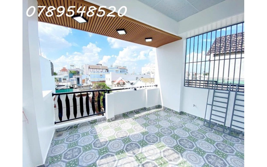 BÁN NHÀ 4 TẦNG MỚI – HẺM XE HƠI THÔNG – GẦN LÊ VĂN QUỚI – GIÁ HƠN 6 TỶ