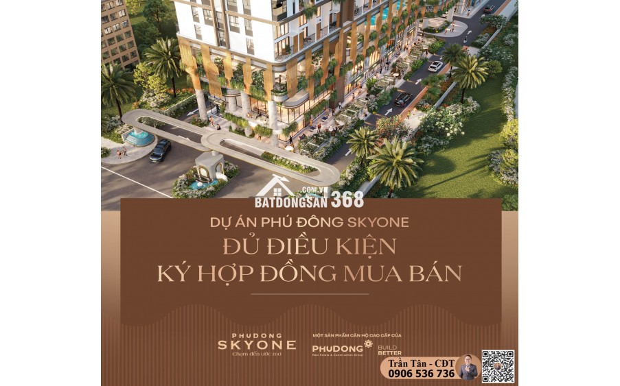 Phú Đông SkyOne Dĩ An – Giá từ 1,9 tỷ/căn – Vị trí mặt tiền DT743C – Thanh toán chỉ 4.5 triệu/tháng
