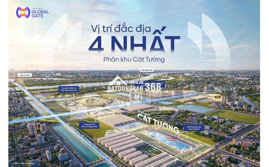 VINHOMES GLOBAL GATE Cổ Loa-Cơ Hội X2 Tài Sản Khi Cầu Tứ Liên Thông.Khu Đô Thị VIP Nhất-Tiện Ích Nhất Hà Nội
