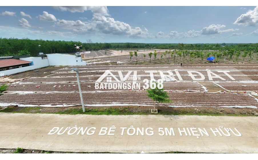 395TR sở hữu lô đất thổ cư 200m² ngay KCN 2.000ha, đường 8m