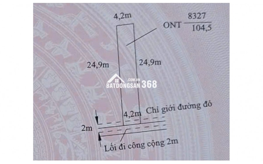 Chính chủ bán miếng đất tại Xã Phước Vân, Huyện Cần Đước, Tỉnh Long An