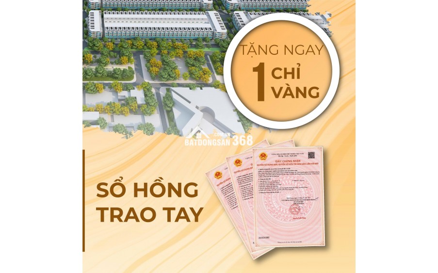 Giá chỉ từ 1.05 TỶ/NỀN – Sổ Hồng Riêng – Full Thổ Cư 100%