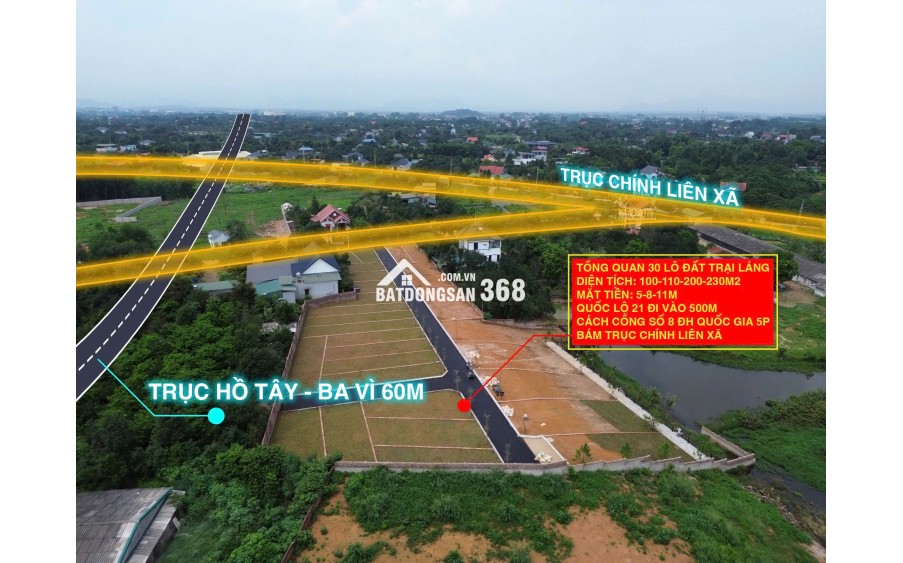 mua đất hoà lạc