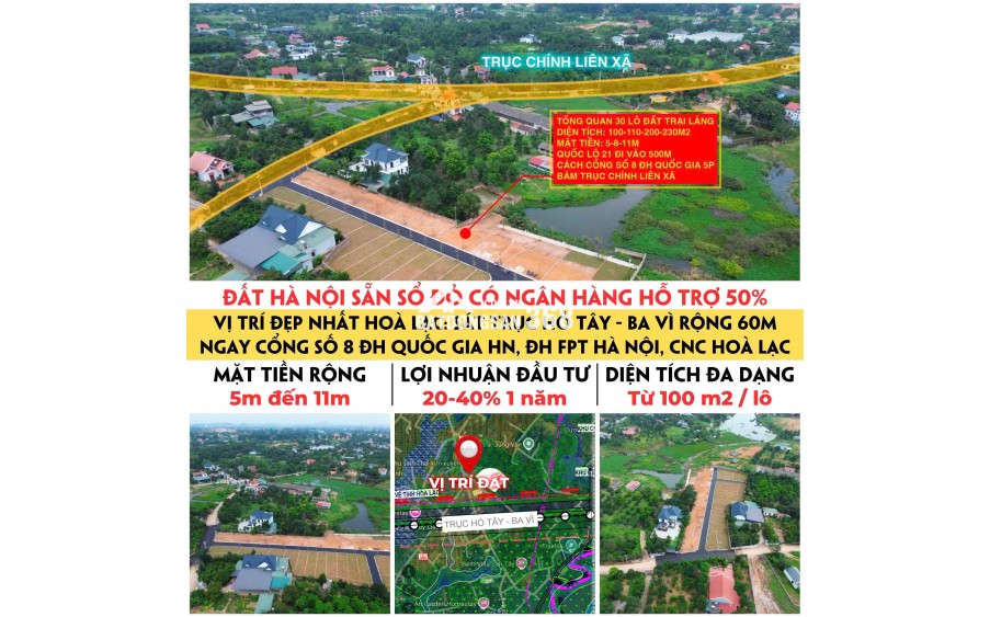 mua đất hoà lạc