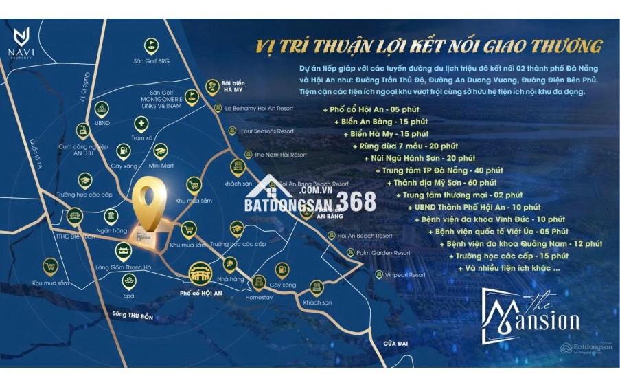  RIVERIA HỘI AN– ĐIỂM SÁNG ĐẦU TƯ, ĐẲNG CẤP TIỆN ÍCH 