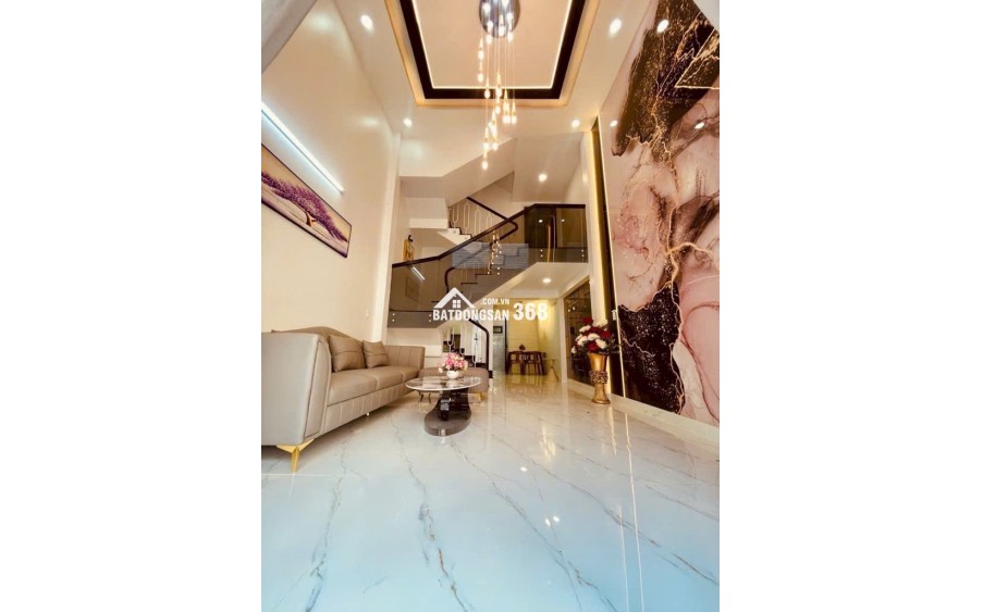 NHÀ ĐẸP GẦN QUẬN 7-5 TẦNG – HẺM XE HƠI – FULL NỘI THẤT CAO CẤP