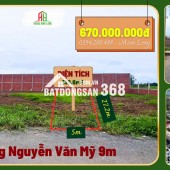 Bán đất nền mặt tiền 9m tại Tân Trụ, Long An giá chỉ 670,000,000 đồng