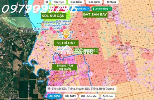 DUY NHẤT CÒN 1 NỀN ĐẤT THỔ CƯ THỊ TRẤN DẦU TIẾNG, ĐẦU TƯ CHỈ VỚI 200 TRIỆU