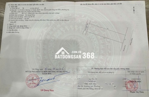 BÁN LÔ ĐẤT ĐẸP – ĐƯỜNG LÊ NINH, ĐÀ NẴNG – KHU DÂN CƯ AN ĐÔNG PHÁT TRIỂN