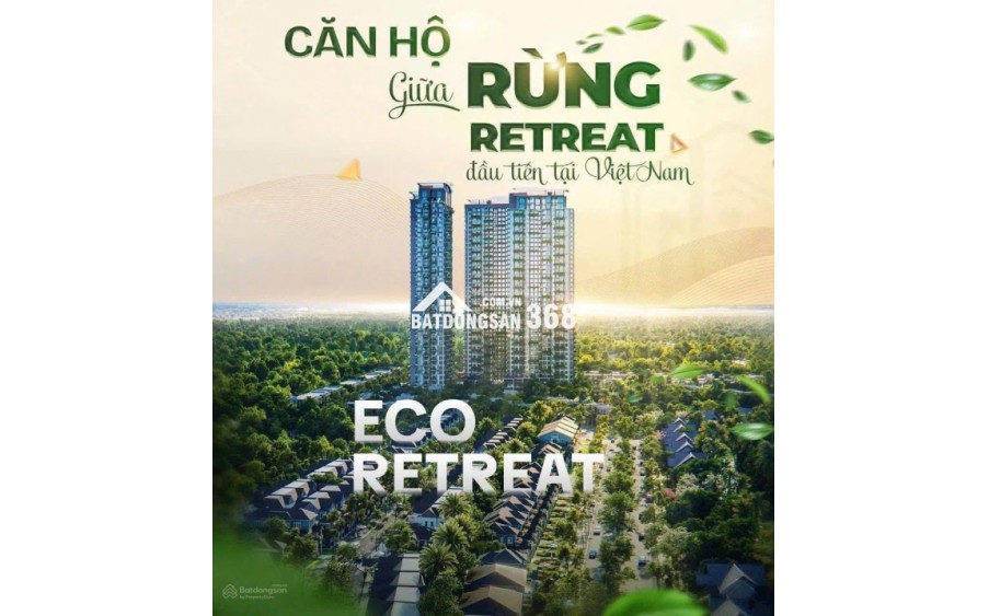 Cần bán gấp căn hộ 2PN Eco Retreat view hồ thiên nga xịn sò phân khu 6 Eco Retreat