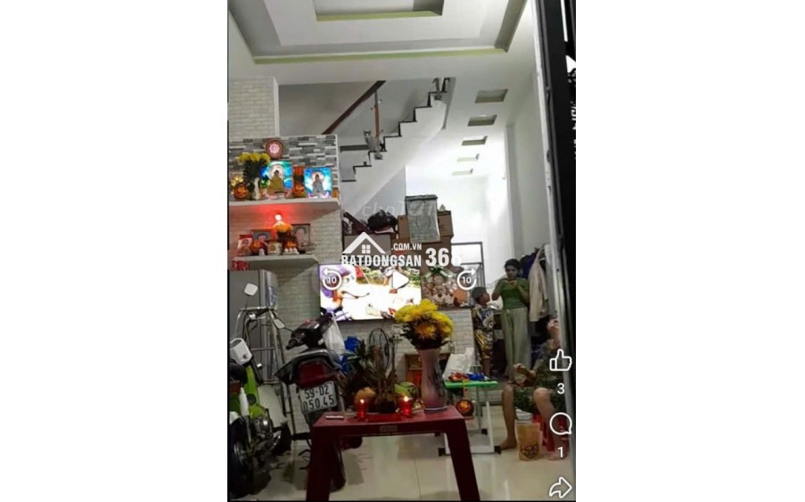 Bán nhà đúc 1 lầu Đường 1A Vĩnh lộc B Bình Chánh có 3PN hẻm xe hơi