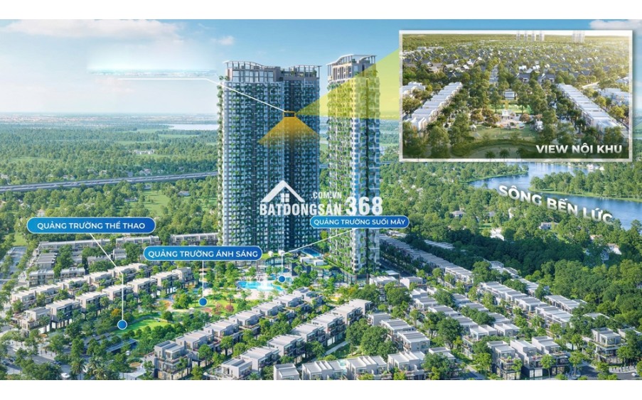 Căn hộ 2PN Sky Retreat Eco Retreat giá gốc CĐT 3,9 tỷ (gồm VAT+KPBT), view biệt thự đảo