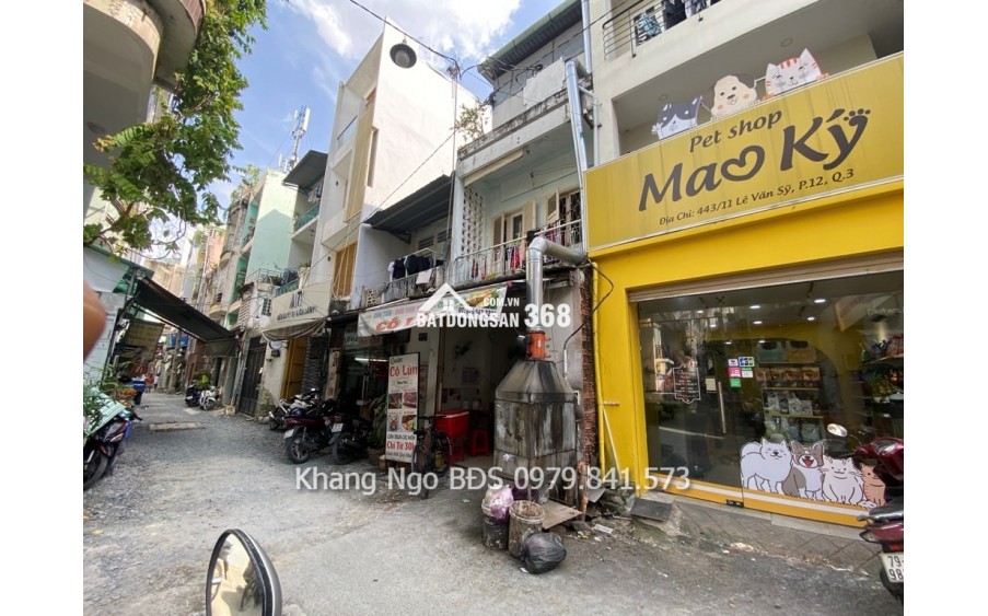 Nhà 69m2 Lê Văn Sỹ Q3, Giá 6.6 tỷ. Hẻm thông, cách HXH 20m, đẹp, tiện cho thuê
