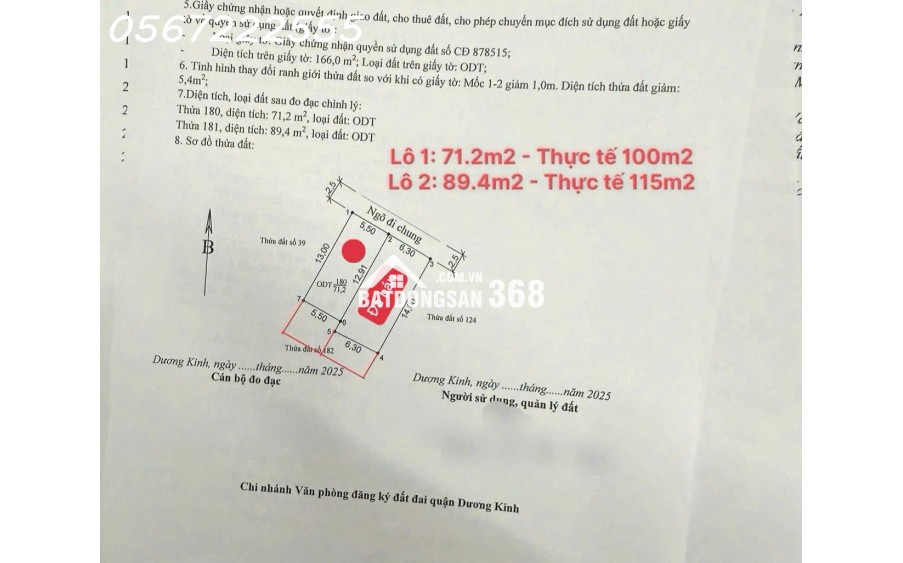  SIÊU PHẨM GIÁ F0 – ĐẤT HÒA NGHĨA DƯƠNG KINH – VIEW AO THOÁNG – CHỈ 9XX TRIỆU!!!