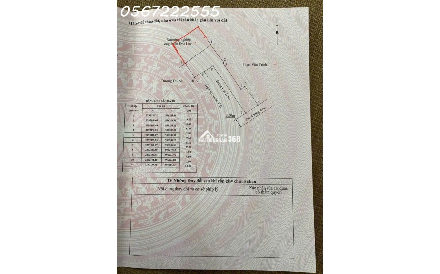 Chính chủ bán đất tuyến 2 tỉnh lộ 403, thôn Ngũ Đoan, huyện Kiến Thụy, Hải Phòng.