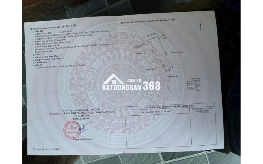 Lô đất giá F0 Xuân Đông Ngũ Phúc đón đầu khu Công Nghiệp