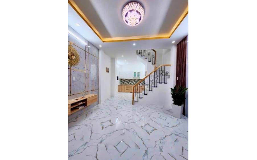 AN DƯƠNG VƯƠNG - BÀ HOM Q6 - NGANG NỞ HẬU HƠN 4M - NHÀ MỚI 1 SẸT - 4 TẦNG - 34M2 - VÀI BƯỚC RA MẶT TIỀN - NHỈNH 4 TỶ CÒN TL