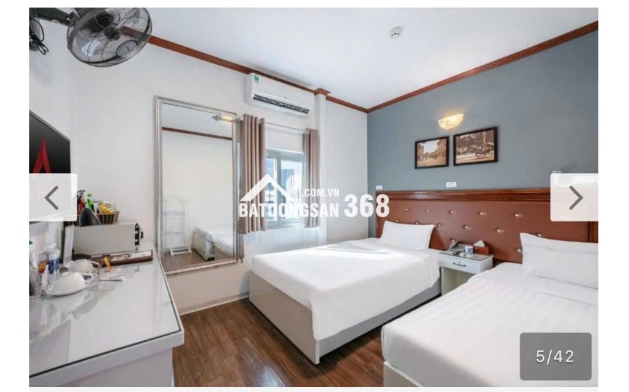 Lô góc khách sạn 67 phòng – Lò Đúc – 9 tầng – 281m² – doanh thu 370tr/th – giá 171 tỷ