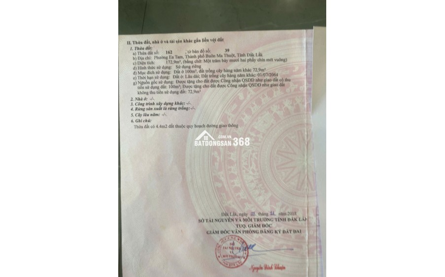 Cần bán Căn Nhà Hẻm 81 Y Wang ngay Bách Hóa Xanh
( NGÃ BA Y WANG - MAI THỊ LỰU )
cách ĐH Tây Nguyên chỉ 300- P. Eatam cũ Giá 2ty750