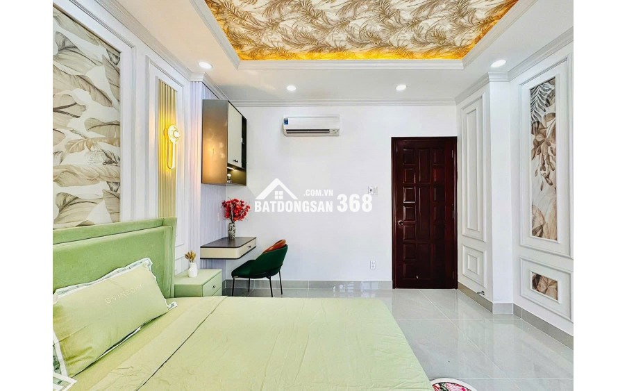 BÁN NHÀ HẺM XE TẢI THÔNG CMT8, PHƯỜNG 4, TÂN BÌNH 4 TẦNG 44M2 NHỈNH 6 TỶ