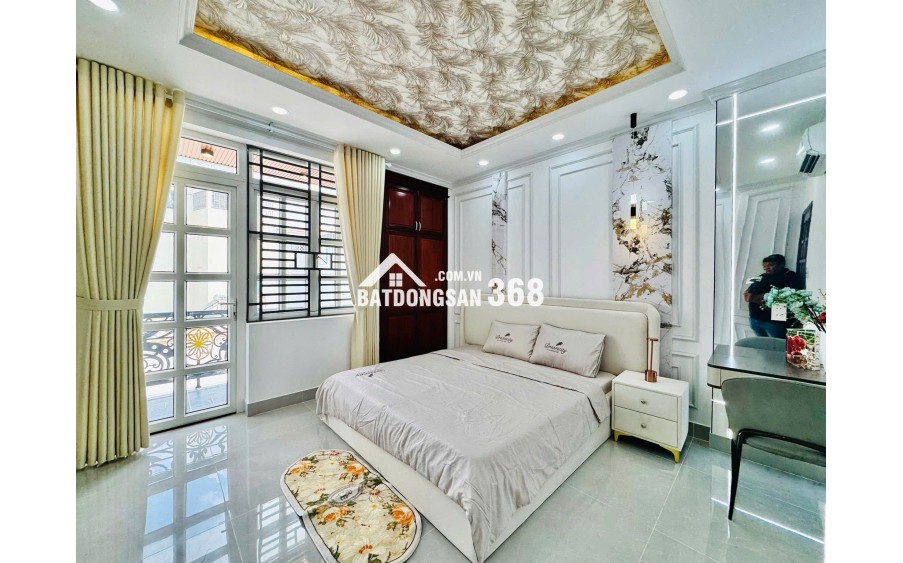 BÁN NHÀ HẺM XE TẢI THÔNG CMT8, PHƯỜNG 4, TÂN BÌNH 4 TẦNG 44M2 NHỈNH 6 TỶ