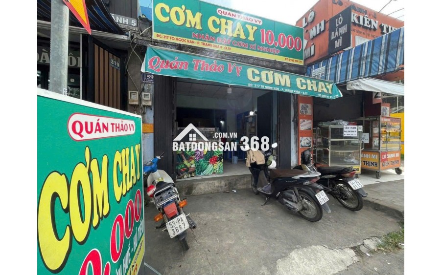Quận 12 ! Sang Quán Cơm Chay, MT 317 Tô Ngọc Vân, Thạnh Xuân, Tel : 0965819179 ( Chính chủ )
