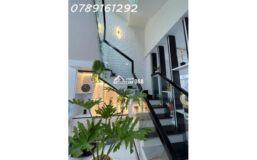 HẺM XE HƠI - NƠ TRANG LONG - P13 - 60M2 - 4 TẦNG - 4PN - SỔ VUÔNG - HOÀN CÔNG - TẶNG NỘI THẤT -  8TỶ 6