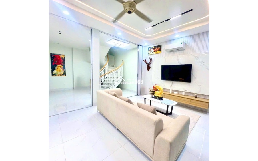 35 Triệu: nguyên căn MẶT TIỀN Phan Đăng Lưu- Ngang 6m cao 4 Tầng 4 Phòng FULL nội thất. 0933910039