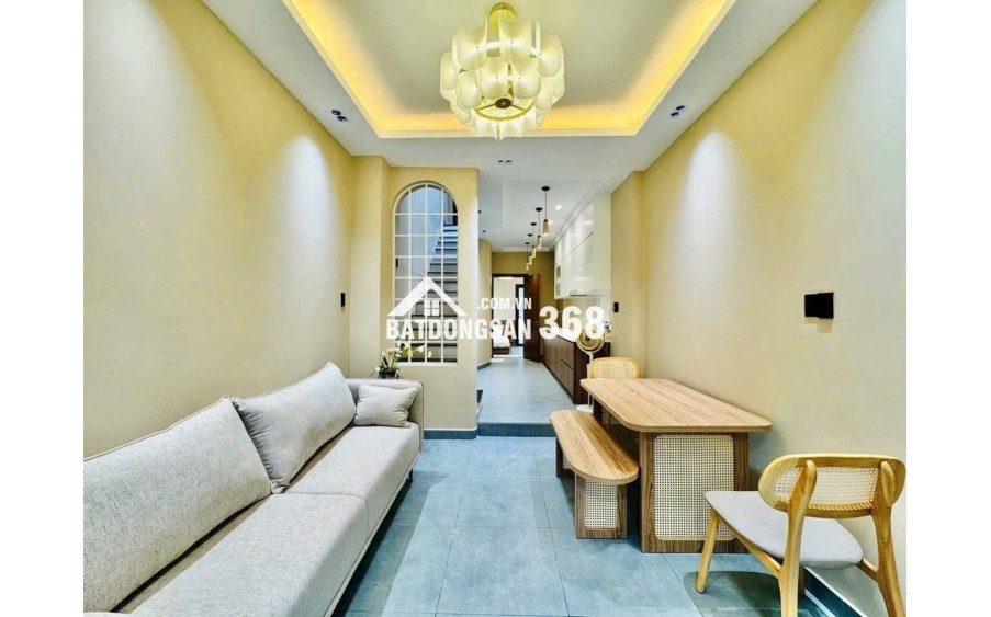NHÀ ĐẸP 4 TẦNG ( 4 x 11 ) - HẼM XE HƠI 6M - GẦN NGÃ 4 PHÚ NHUẬN - KHU PHAN XÍCH LONG -  10 TỶ 380 ( TL )