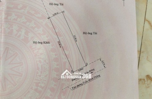 Bán đất mặt đường Trần Minh Thắng, Quý Kim – Đồ Sơn