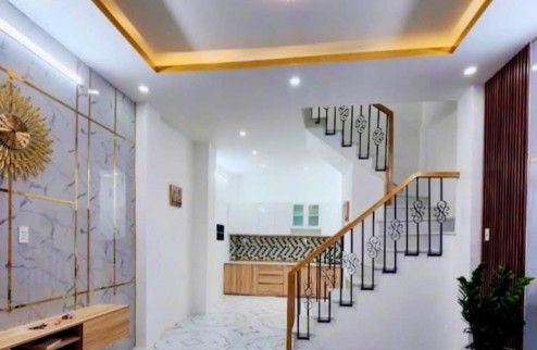 AN DƯƠNG VƯƠNG - BÀ HOM Q6 - NGANG NỞ HẬU HƠN 4M - NHÀ MỚI 1 SẸT - 4 TẦNG - 34M2 - VÀI BƯỚC RA MẶT TIỀN - NHỈNH 4 TỶ CÒN TL