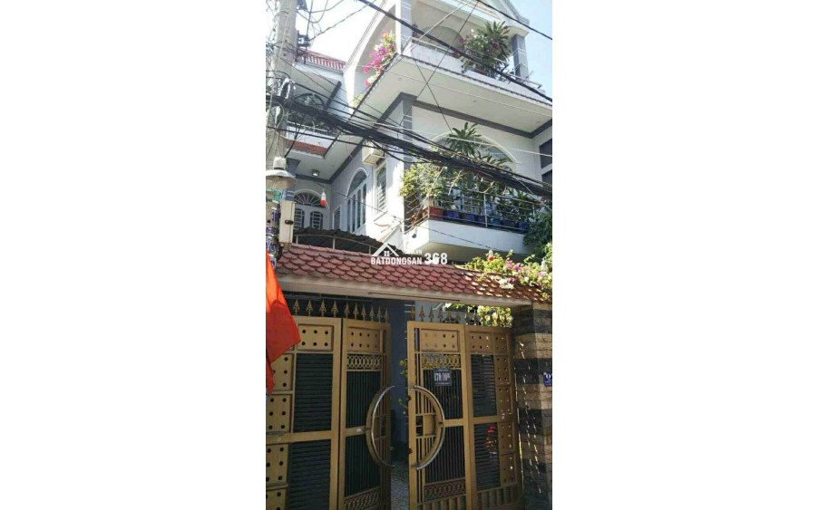 Biệt thự phố 8x17m 3tầng 6PN hẻm xe hơi Trưng Vương 3, Hóc Môn
