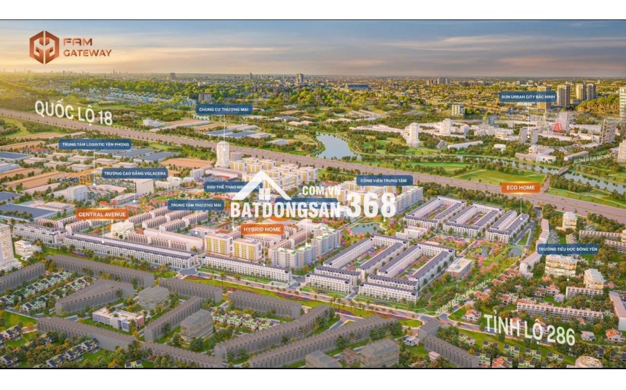 KHU NHÀ Ở ĐÔNG YÊN – YÊN PHONG, BẮC NINH PHÂN KHU FAM GATEWAY