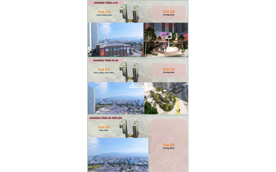 Căn hộ 1 phòng ngủ tại dự án Capital Square Đà Nẵng – Tòa C6 Kings Place