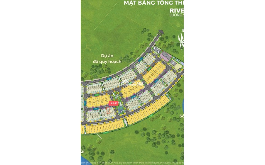 Đỉnh cao vị trí – lô liền kề cạnh công viên trung tâm Riverview Lương Sơn

 – LK5-17