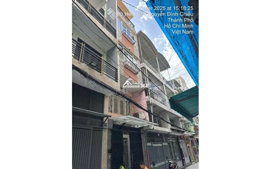 Bán Nhà 575/86 Nguyễn Đình Chiểu, Quận 3. DT: 3.2m*10m. CN: 29m2. 5 Tầng. Giá 9.9  tỷ