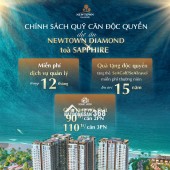 NEWTOWN DIAMOND – TÒA SAPPHIRE: NHẬN BOOKING GIỮ CHỖ CĂN HỘ BIỂN