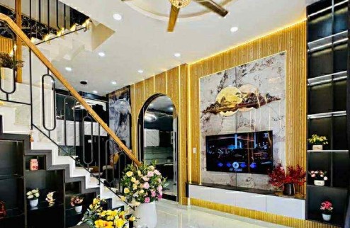 HẺM XE HƠI PHẠM VĂN CHIÊU - 3 TẦNG BTCT - NHÀ ĐẸP - 31M2