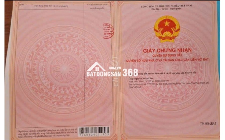Bán nhà 20m x 12.5m 1 trệt 2 lầu siêu đẹp đường 1A ,VL B , Bình Chánh
