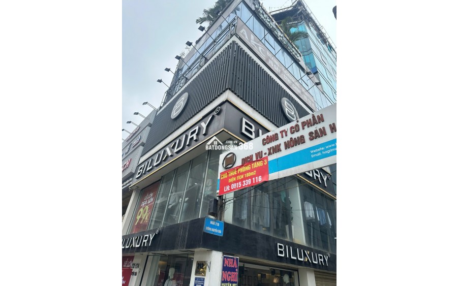 Toà văn phòng Mặt phố Nguyễn Trãi lô góc -190m2-11 tầng dòng tiền 450tr/tháng nhỉnh 99 tỷ