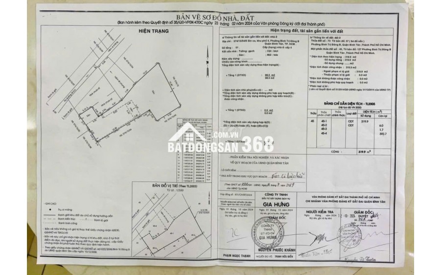 Bán nhà 319m2 Hẻm Đường SINCO Quận Bình Tân, vị trí siêu đẹp
