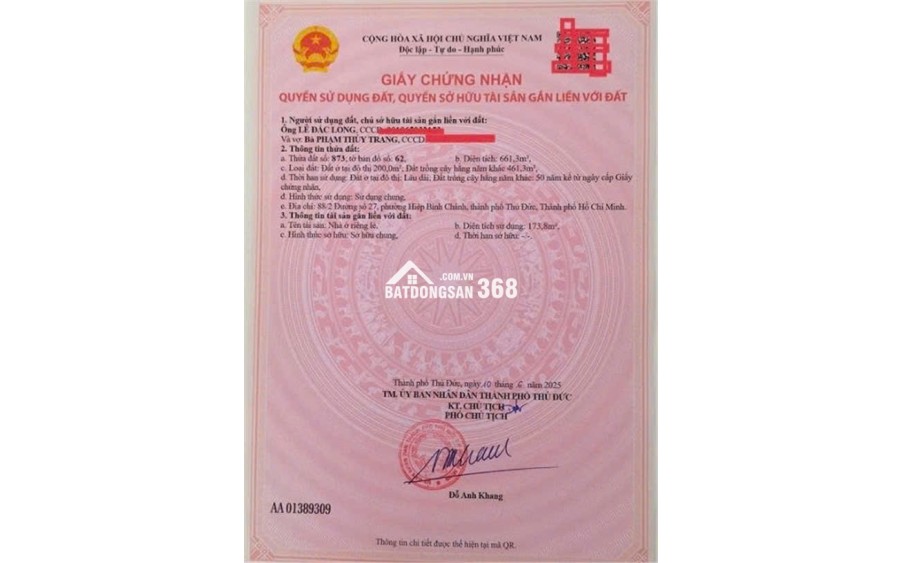 Bán nhà vườn 701m2 vuông vức siêu đẹp ở KDC Hiệp Bình Chánh Thủ Đức