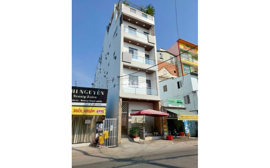Bán Tòa ngôi nhà CHDV 30P mặt đường Phan Văn Hớn Q.12 (5.3x33m) 6 tầng